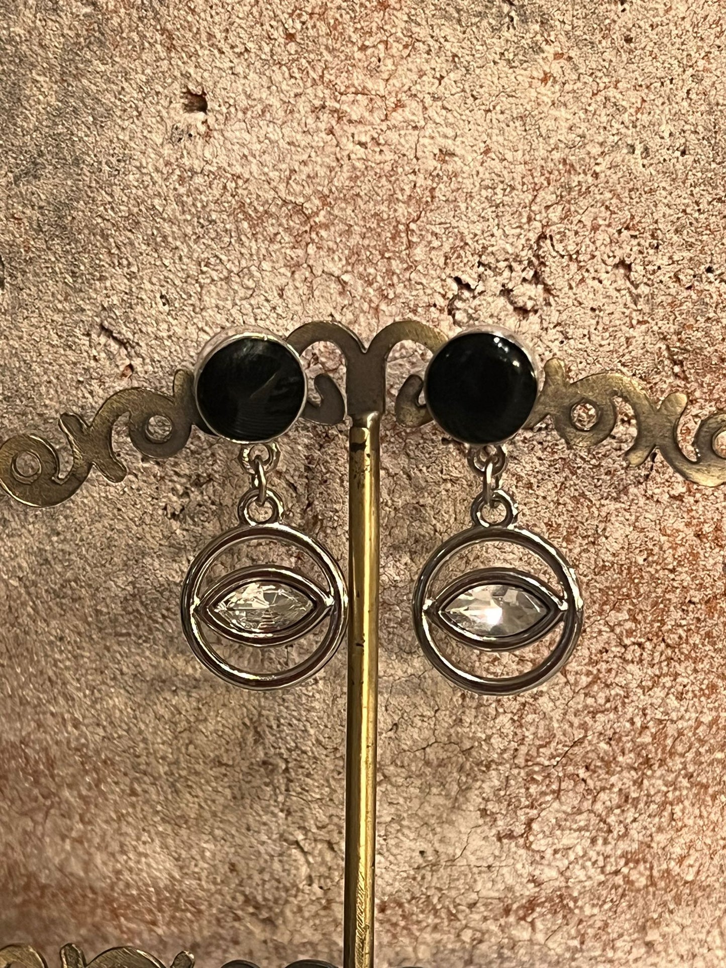 Crystal Eye Earrings
