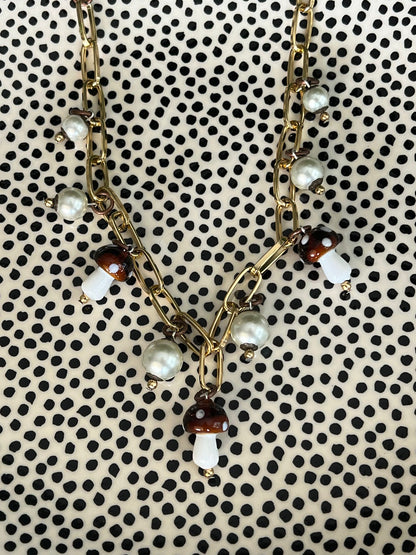 Mushroom Necklace