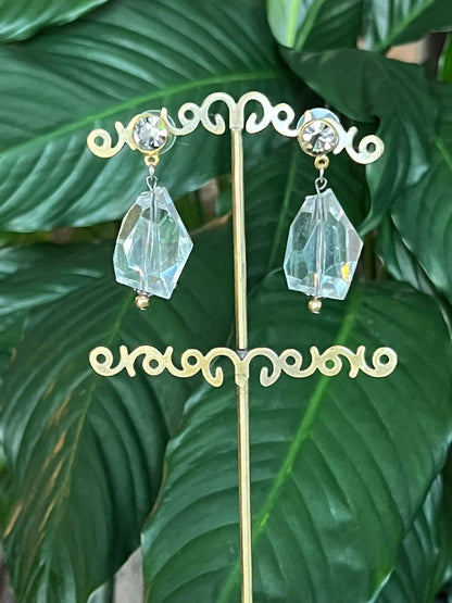 Crystal Moon Earrings