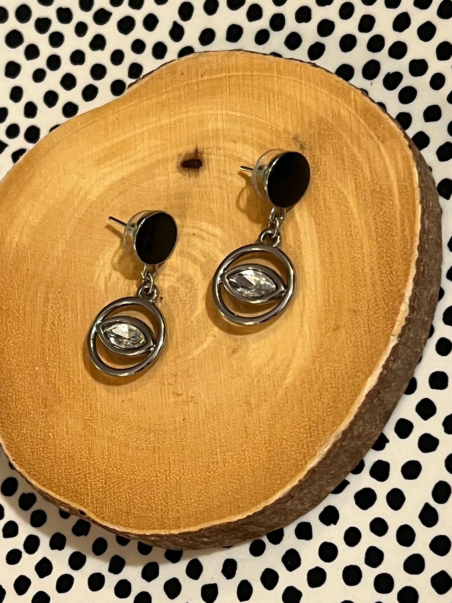 Crystal Eye Earrings