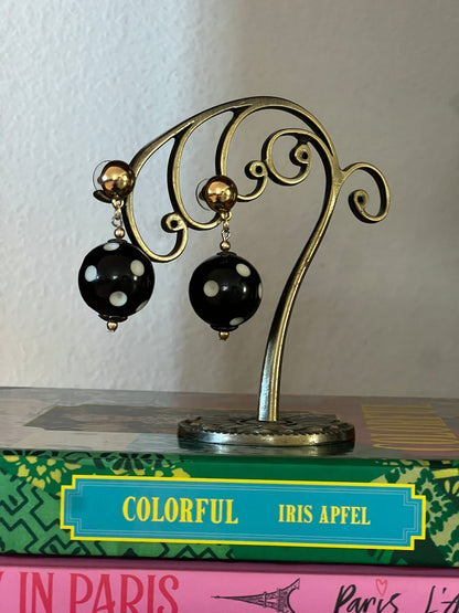 Paris Polka Dot Earrings